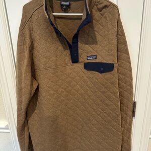 Patagonia Organic Cotton Brown Pullover